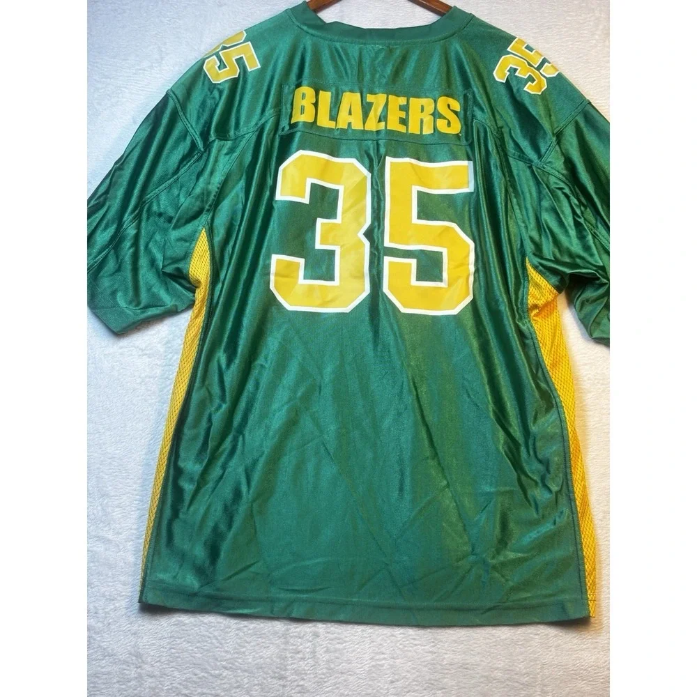 Vintage UAB Blazers Football 90s Jersey #35 Adult XL Starter Green Short Sleeve